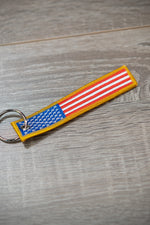 Rothco US Flag Patch Keychain