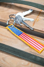 Rothco US Flag Patch Keychain