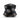 All-weather neck gaiter in black with repeating Victory and Pentagon logos, orange trim