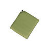 Self-inflating seat mat in olive drab, top valve visible