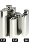 Sturm Stainless Steel Flask Silver / 5oz