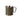 Olive drab stainless steel cup with metal carabiner handle