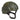 Tactical MICH 2000 helmet with rail mount, olive drab pads and chin strap