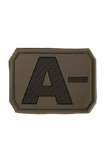 Sturm PVC 3D Blood Type Patch Olive Drab / A-