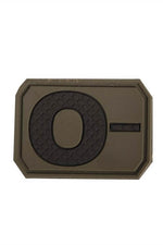 Sturm PVC 3D Blood Type Patch Olive Drab / O-