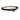 Brown WWII canteen strap with dark leather buckle and metal keepers