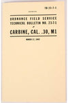 Sturm US Army Carbine M1 Service Manual Reprint Default Title