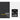Magforce 0802 passport and ID carrier, black fabric with clear ID window and card slots