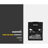 Magforce 0802 passport and ID carrier, black fabric with clear ID window and card slots
