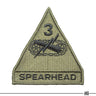 US Army 3rd Armored Division Patch Olive