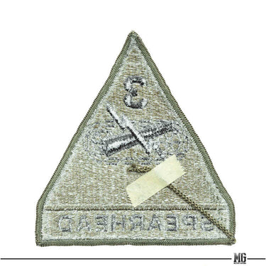 US Army 3rd Armored Division Patch Olive Olive