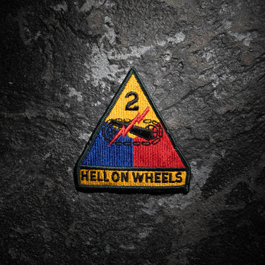 US Army 2nd Armored Division Badge Color