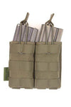 Warrior Assault Double Open M4 5.56mm Magazine/Bungee Retention Pouch Olive Drab