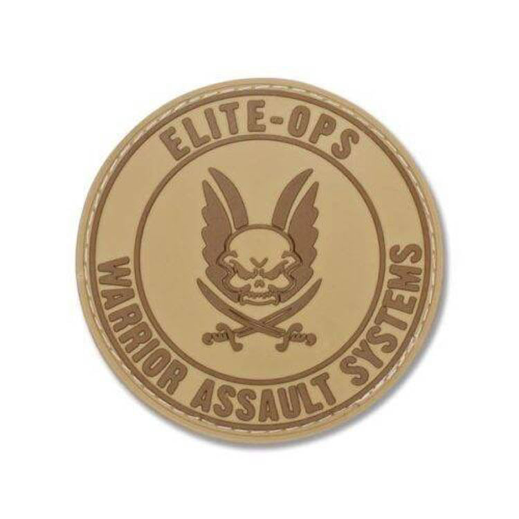 Warrior Assault Round Rubber Logo Shield