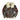 Sheepskin bomber jacket with brown leather sleeves and shearling collar