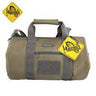 Magforce Cylinder S travel bag in khaki with gray webbing handles
