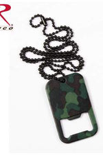 Rothco Dog Tag Bottle Opener With Chain