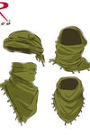 Rothco 純色 Shemagh 戰術沙漠頭巾圍巾