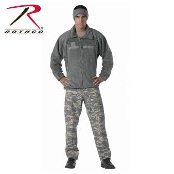 Men's Olive Drab Mid-Weight Fleece Jacket Rothco E.C.W.C.S. Gen III Fl –  Grunt Force