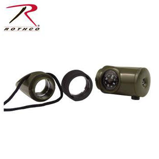 Rothco 6-in-1 LED Survival Whistle Kit