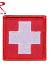 Rothco White Cross Red Morale Patch