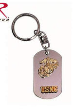 Rothco US Marines Dog Tag Key Chain