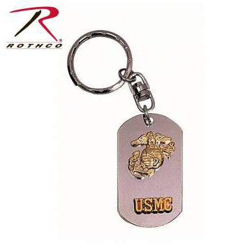 Rothco US Marines Dog Tag Key Chain