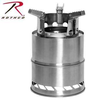 Rothco Stainless Steel Portable Camping/Backpacking Stove