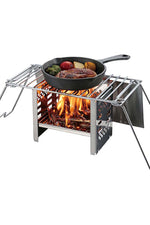 Captain Stag Stainless Steel Grill Table (7103050678456)