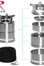 Rothco Stainless Steel Portable Camping/Backpacking Stove