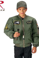 Rothco Kids Flight Jacket With Patches