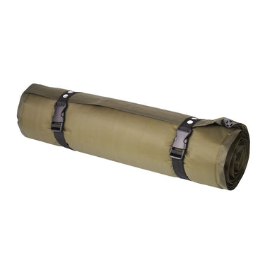 Sturm self-inflating mattress rolled, olive drab with buckle straps