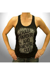 American Spartan Apparel Train Harder & Never Quilt Women Tank Top (7099873591480)