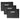 Obsidian black pistol sleeve set of 3 with front ID window and zip pull tabs