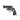 Denix revolver pistol replica with black grip and dark metal finish, side view
