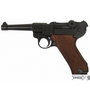 Denix German 1898 Parabellum Luger P08 Pistol Black Grip Replica (7103071977656)