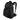 Black 35L backpack with front utility pocket and adjustable shoulder straps
