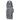 Grey rifle case with padded top and front organizer panels, carry handle and side handle
