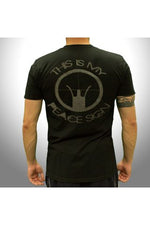 American Spartan Apparel This Is My Peace Sign Tee With Pocket (7099873689784)