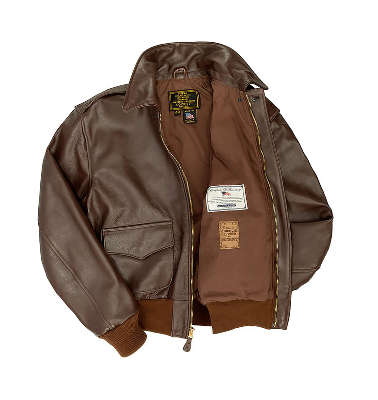 Cockpit USA WWII Government Issue A 2 Horsehide Jacket Hong Kong MG Trading Limited