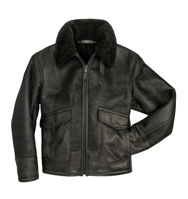 Pre-Order: Cockpit USA The Greenburgh Shearling Leather Jacket